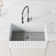 Edison 19" H 1-handle Pull-Down 2-Function Sprayer Touchless Kitchen Faucet