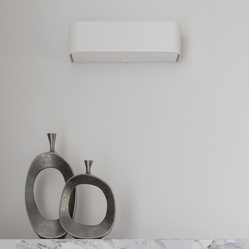 Glass Flush Mount, White, 45x45x25 cm