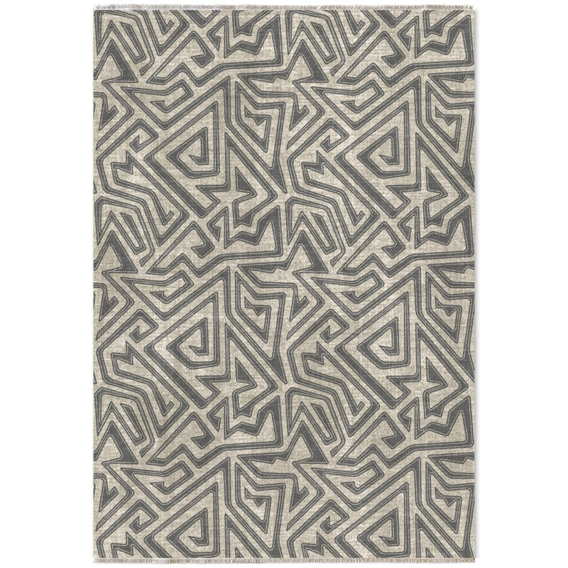 Tapis rectangulaire Delhall avec envers antidérapant, Tapis de couloir 3 pi 4 po x 11 pi 6 po