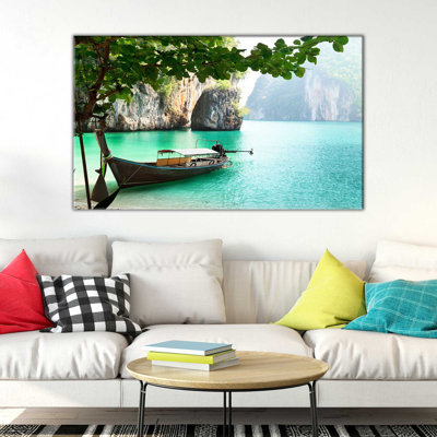 « hidden phi phi island, thaïlande », reproduction de photo sur toile