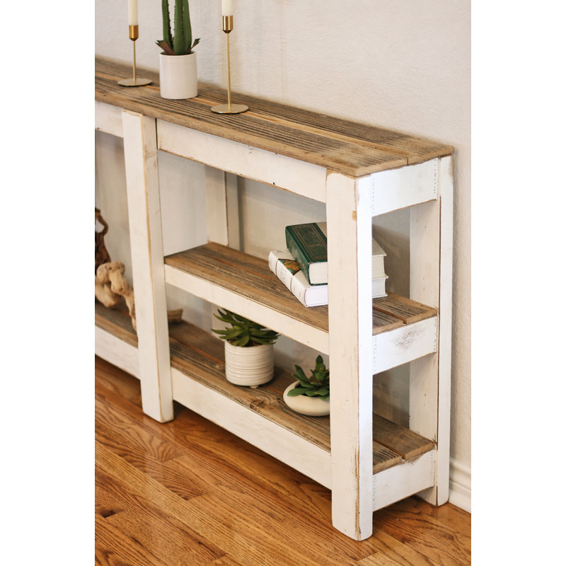 Console en bois massif 60 po Wendie