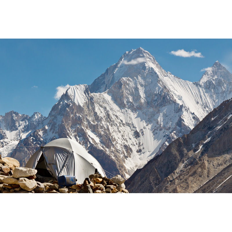 Karakorum Camp, Pakistan by PatrickPoendl - Wrapped Canvas Print, 20cm H x 30cm W