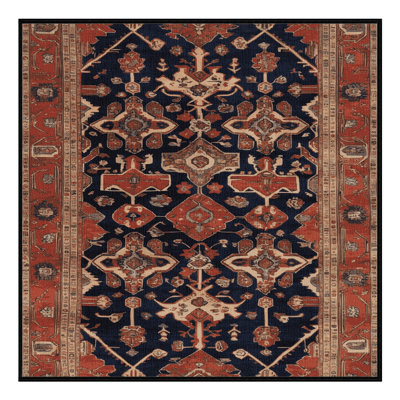 Tapis brun lavable à la machine