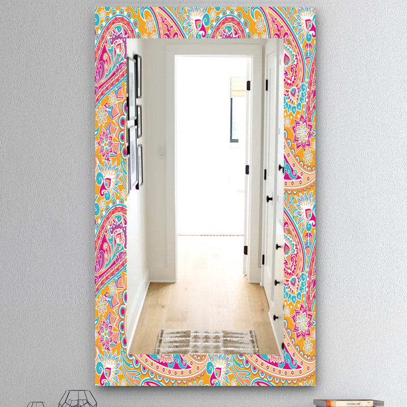 Miroir mural 18 plumes, H 39,4 po x l 29,5 po x P 0,24 po