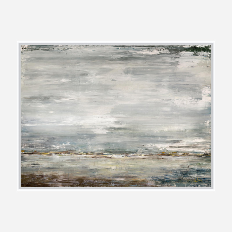 Peaceful Tides By John Beard - Gallery Wrapped Canvas Print Print by John Beard, 26" H x 32" W x 2" D, White Floater Fra