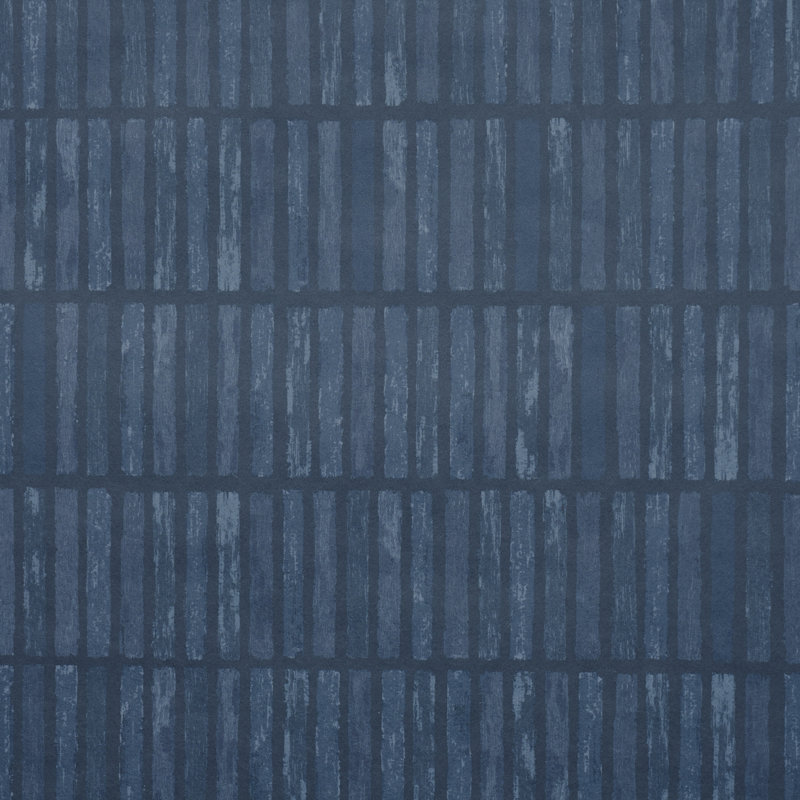 Schumacher X Backdrop Wabi-Sabi Wallpaper, Dark Blue