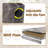 Rectangular Wooden Side Table, Excellent for Small Spaces-869100884-869100886