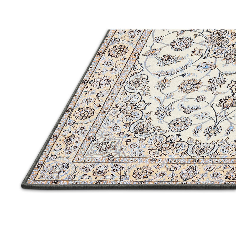 Tapis bleu/gris traditionnel Vangilder, Rectangle 2 pi x 3 pi