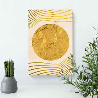 Golden Sun - Wrapped Canvas