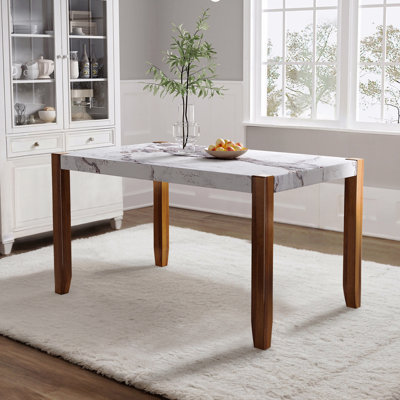 Table de salle à manger moderne 46,5 po
