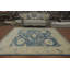 Vegetable Dye Blue Oushak Room Size Square Area Rug 10x10