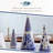 Spode – Blue Italian – Spode Blue Italian Cone Shaped Topiary - 13 Inch - BlueWhite