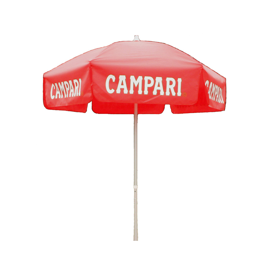 Campari Italian 6' Drape Umbrella Parasol Pole 