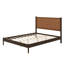 Lit plateforme en cuir tissé à la main de style Mid-Century-133276425-133276428