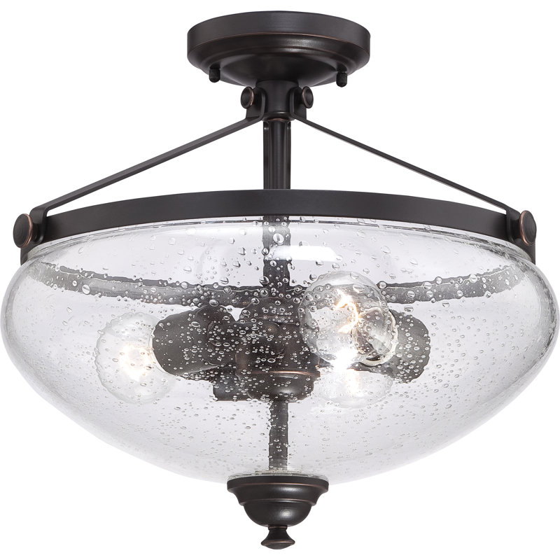 Northpoint Glass Semi Flush Mount