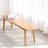 Oak Wood Living & Dining Space Bench - Build, Half-Round, Wide Seat Solid For Home Decoration Strong, Versatile Piece