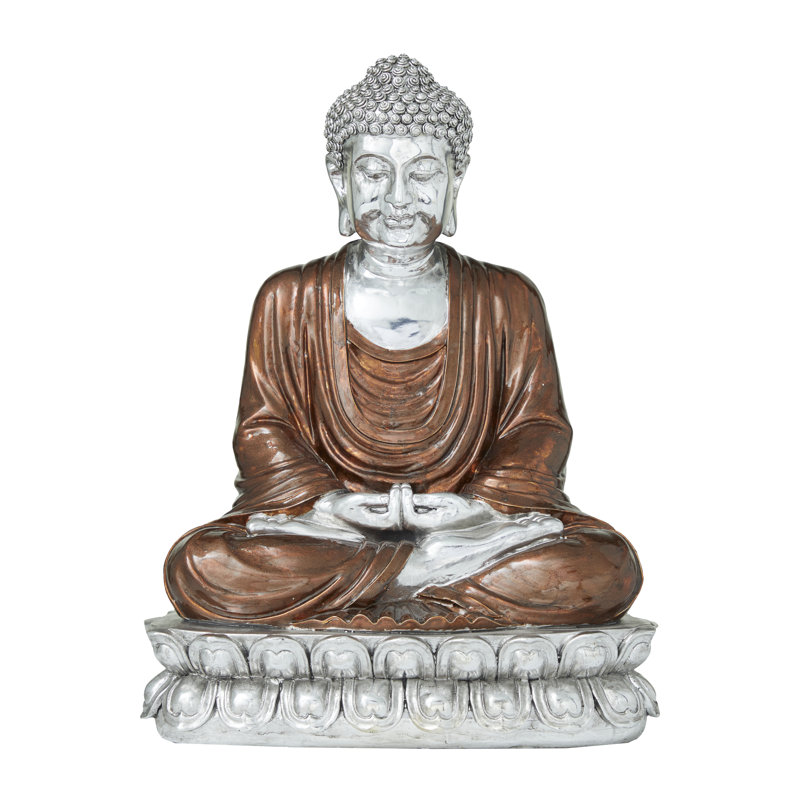 Ekstrom Religious & Spiritual Figurines & Sculptures, Copper, 16" H x 11.95" W x 9.25" D