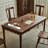 Durable table set of solid wood-111067146