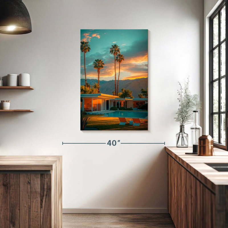 Lilie Palm Springs Golden Sunset, H 39 po x l 26 po