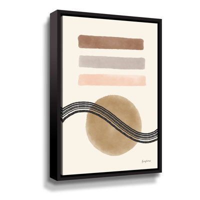 «Geo Abstract IV Neutral Pink», reproduction d'impression sur toile