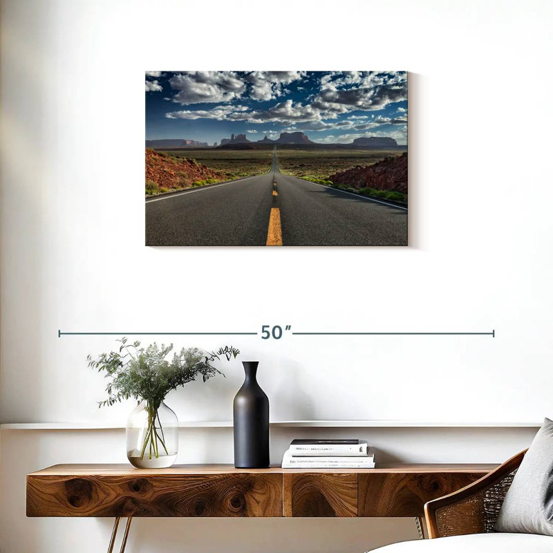 Mehar Forrest Gump Road Monument Valley, H 20 po x l 30 po