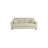 Anastasia 81" Genuine Italian Top Grain Leather Queen Square Arm Sleeper Sofa Bed with Memory Foam Mattress-59137195
