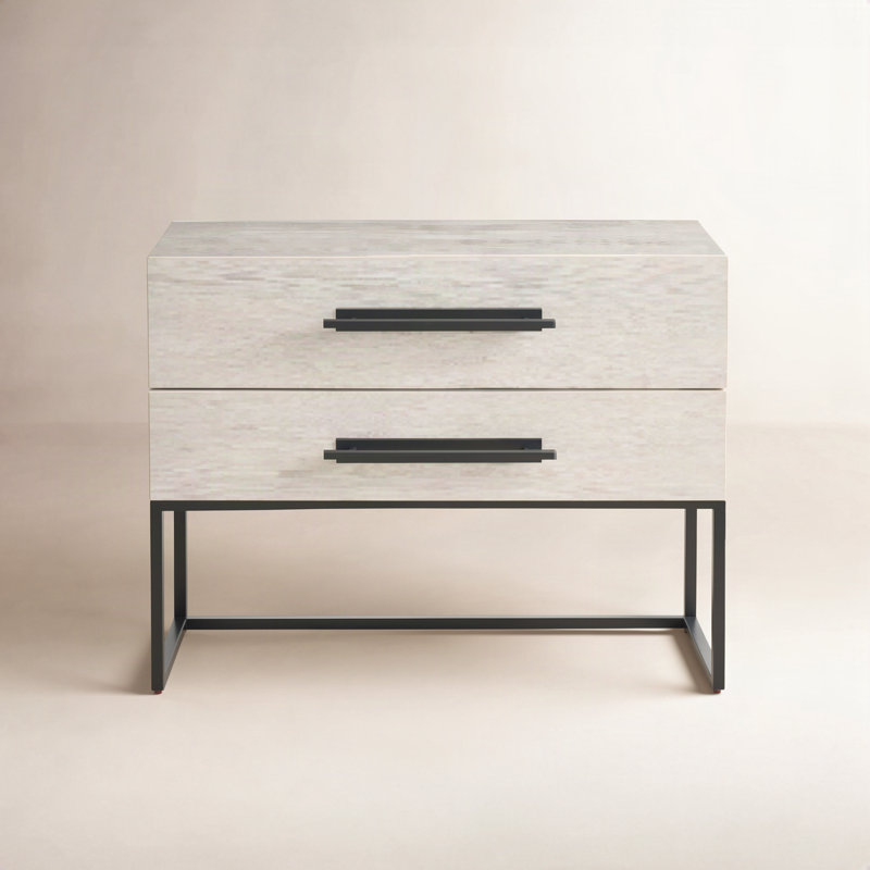 Dwell 2 - Drawer Nightstand, Ivory