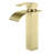 Sumerain Lead-free Stainless Steel 304 Bathroom Sink Faucet, Modern Vessel Sink Faucet With Waterfall Spout, Single Lever Handle-112226062