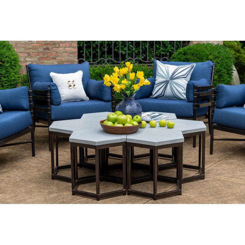 Paxton Outdoor Side Table, Black