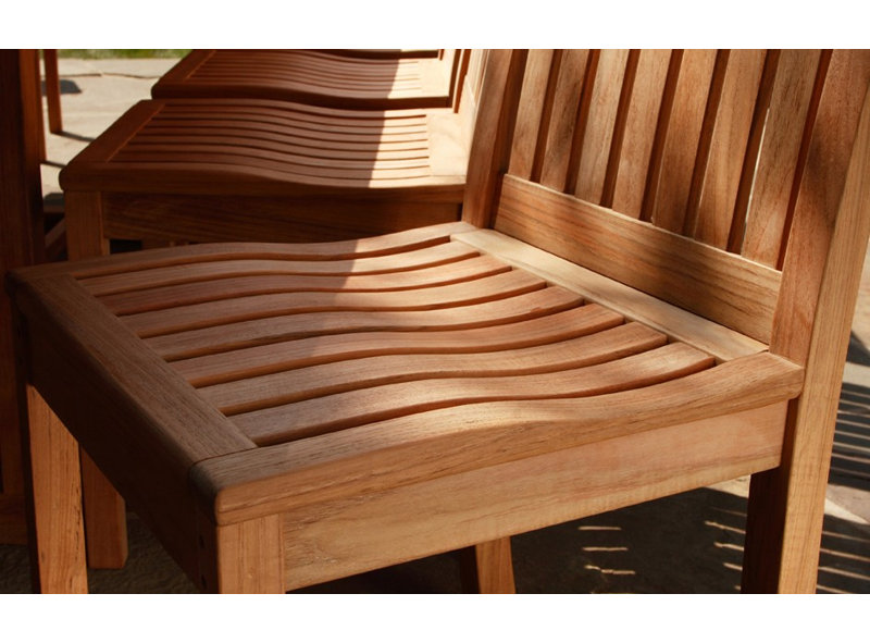 Chelsea Outdoor 13 - Piece Teak Dining Set