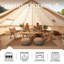 Tente de campement 4 saisons 9,8 pi Bell Green-127326397