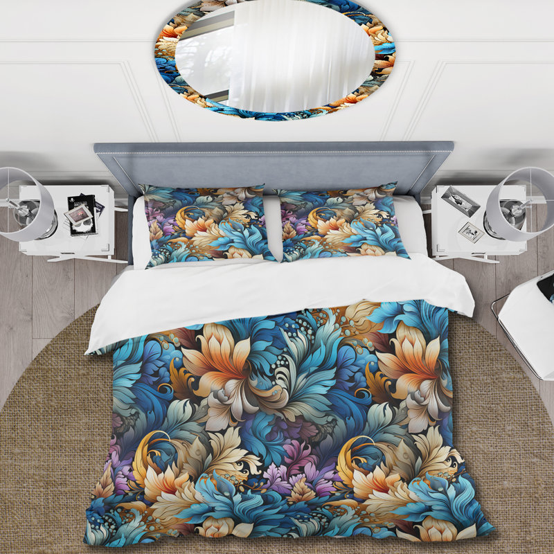 Ensemble de housse de couette Mystic Reverie, Housse de couette simple + 1 taie décorative stan