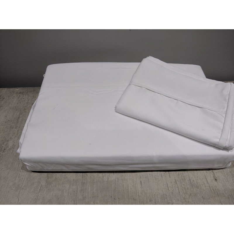 Ensemble de draps Finnley, Simple, Blanc