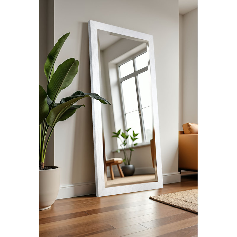 Miroir biseauté Ozark, Blanc