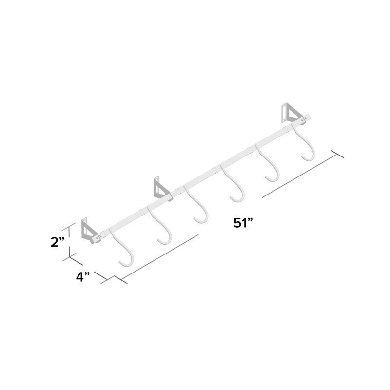 Steel Wall Mounted Adjustable Multi-Use Bike Rack
