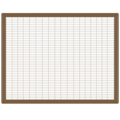 Brown Heavy Gauge Floor Grill
