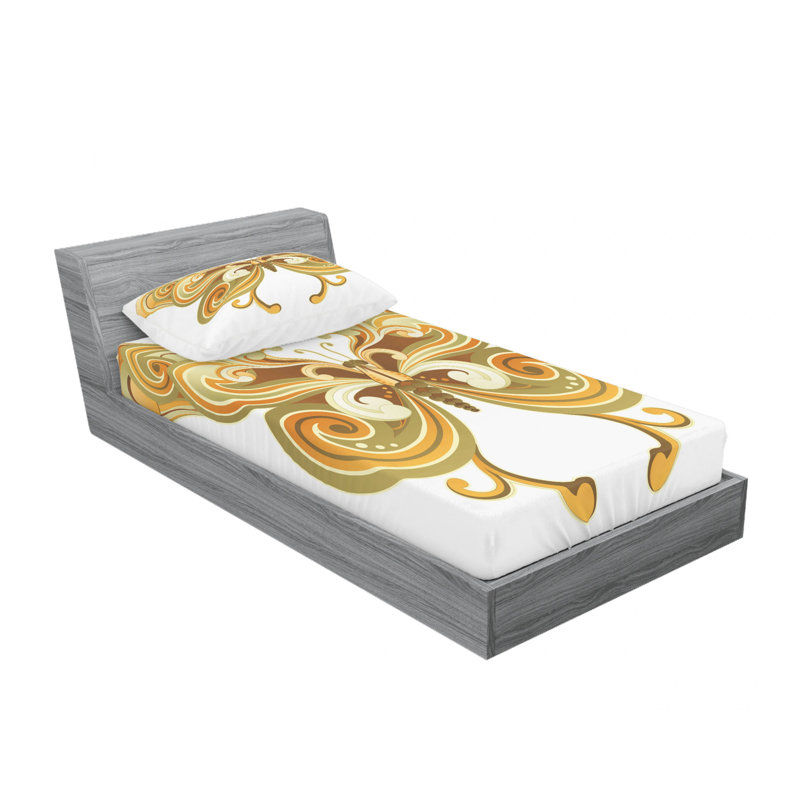 Ensemble de draps Macro, Ensemble de draps pour lit simple TG avec drap-hou