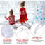 6 pi-PVC-Artificiel-Arbre de Noël-W-Stand-Fêtes-Saison-Intérieur-Extérieur-Blanc