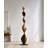 Tall Abstract Birch Wood Sculpture For Entryway
