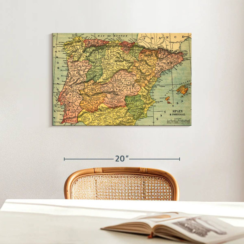Espagne et Portugal Alwilda, H 16 po x l 24 po