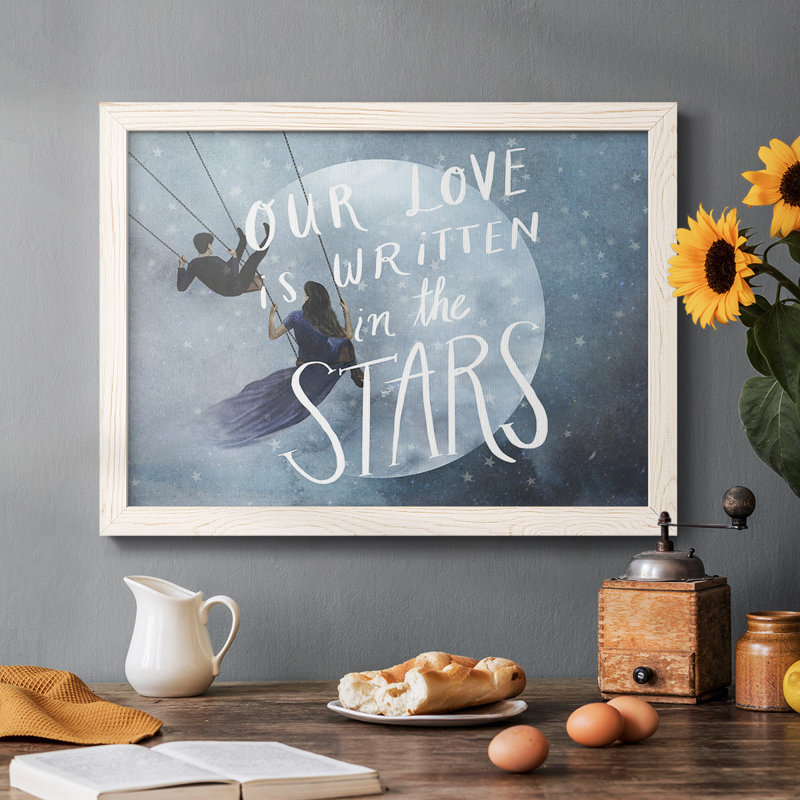 Celestial Love Collection A, Blanc, H 14 po x l 20 po x P 1,5 po
