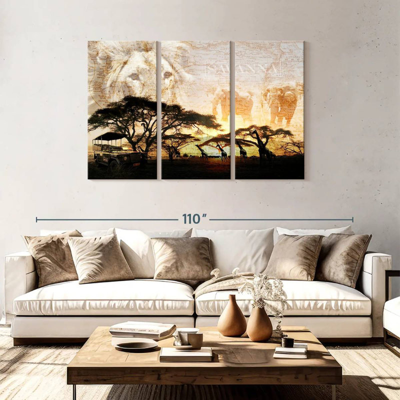 Sebbie Savanna, 48" H x 74" W
