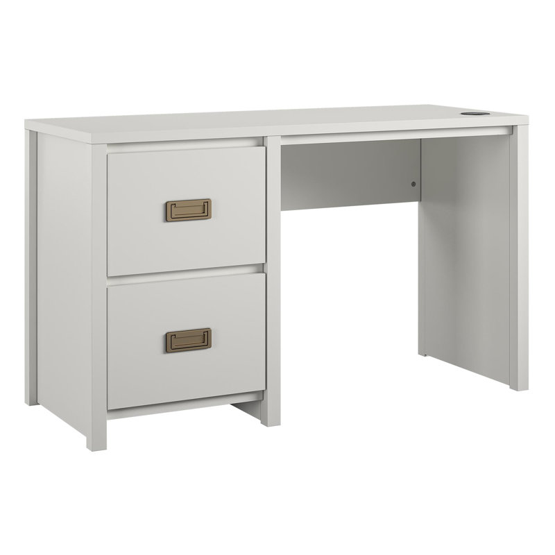 Andrijs Computer Desk, White
