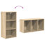 Vidaxl Hanging Cabinet With Storage Riga Grey Sonoma 20 X 29.5 X 80 Cm-121217972-121217986