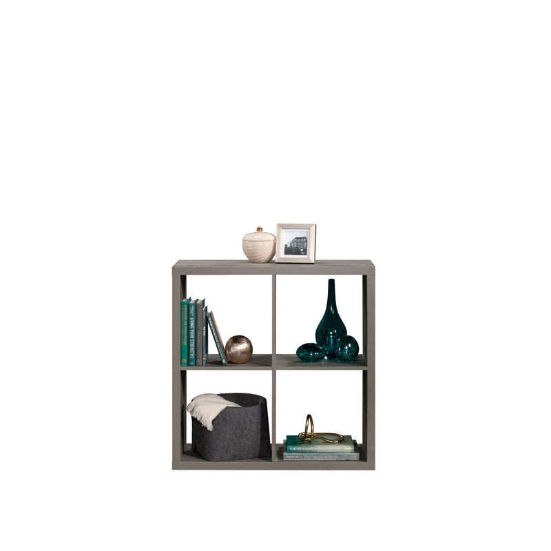 4-Cube Bookcase, Brown Finish