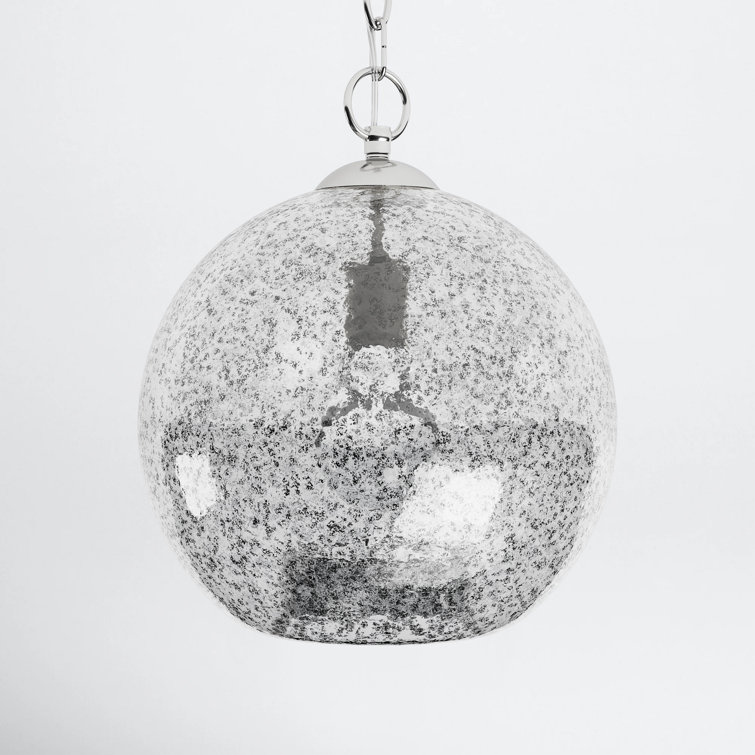 Chicago Single Light Glass Dimmable Pendant