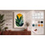 Golden Bloom Botanical - Wrapped Canvas-131763502-131763504