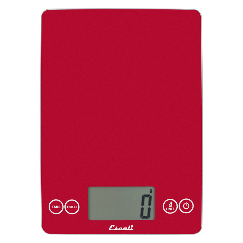 Escali Arti Digital Scale, Metallic Rio Red