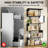 6-Tier Geometric Bookcase with Lighting-1365734062