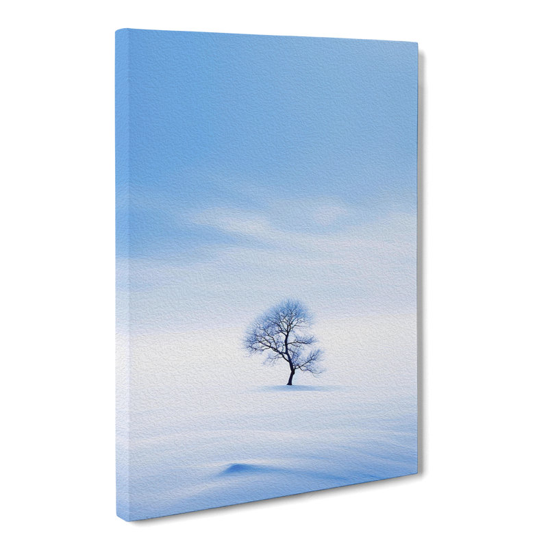Winter Landscape Minimalism No.2 - Wrapped Canvas, 76cm H x 50cm W x 3cm D